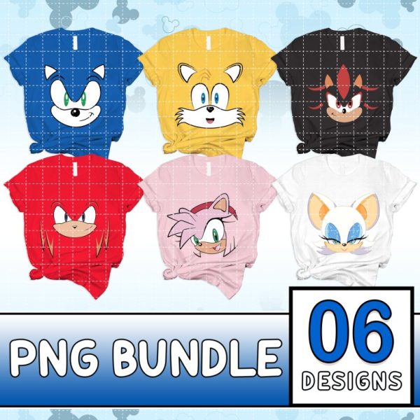 Sonic the Hedgehog Costume Png | Sonic Costume Png | Miles Tails Prower Amy Rose Costume Png | Matching Family Halloween Costume 2023