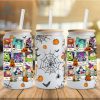 Disney Monsters INC Halloween 16oz glass can, 16oz Libbey Glass Can Wrap, Halloween Monsters Inc Characters, Spooky Monsters, Trick or Treat Wrap PNG