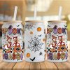 Disney Daisy Donald Halloween 16oz Can Glass, Libbey Can Glass , Halloween Pumpkin Png, Spooky Season Halloween Png