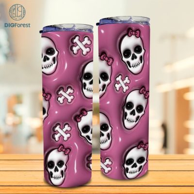 Spooky Tumbler Wrap, Spooky Horror Halloween Tumbler Design Skinny Tumbler 20oz, Halloween Tumbler Design