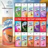 Bitch Spray 20 Oz Skinny Tumbler Sublimation Bundle 15 Heifer Cow Design Instant Digital Download Leopard Tumbler Wrap Set of 15 Designs