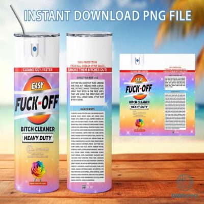 Easy FU*K OFF! original Png Tumbler Bundle, F*CK Spray Tumbler Designs, F*ck off scent 20oz , Funny spray, Instant Download