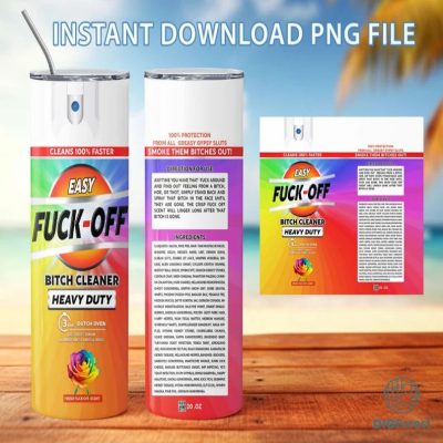 F*CK Spray Tumbler Designs, F*ck off scent 20oz, Easy FU*K OFF! original Png Tumbler, Funny spray, Instant Download