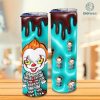 Pennywise 20oz Tapered Designs, Horror Character Tumbler Png, Halloween Movie Tumbler Wrap PNG, Digital download