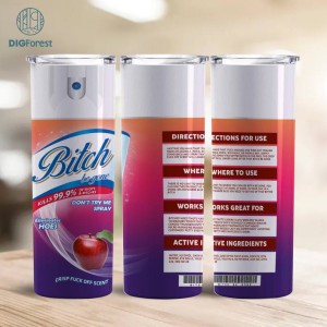 B*tch Be Gone Spray 20oz Tumbler Design Apple | B*tch Be gone | Elimantes assholes | Crisp F*ck off scent | Sarcastic | Funny Gift