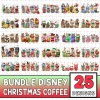 25 Design Bundle Disney Avengers Christmas Coffee Drink Bundle Png, Christmas Coffee Png, Christmas Movie Png, Christmas Design, Mickey Christmas, Mickey Very Merry Xmas
