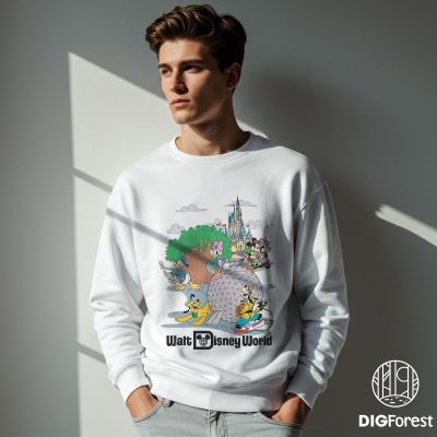 Vintage Walt Disney World Shirt – 2024 Disney Trip Tee, Retro Mickey and Friends Shirt, Magical Kingdom Vacation Outfit