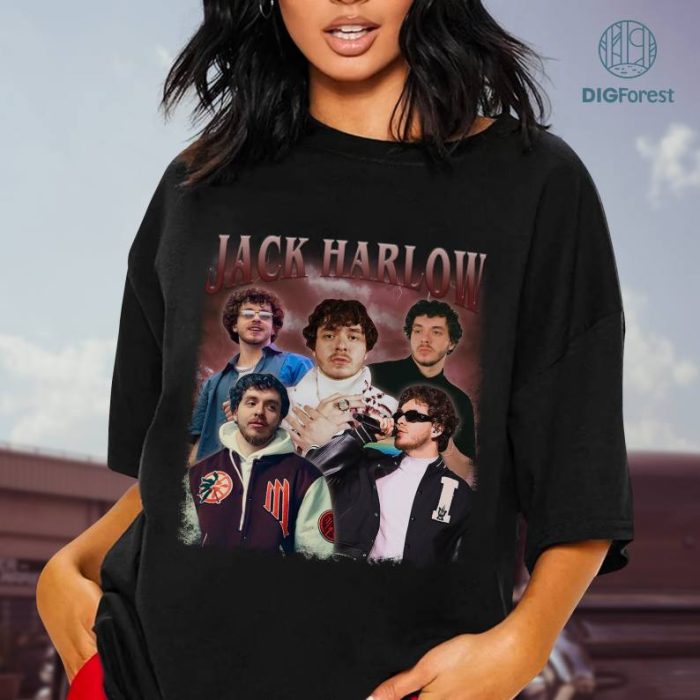 Jack Harlow Vintage 90s PNG File, Instant Download, Sublimation Designs, Jack Harlow Homage Vintage Shirt, Gifts For Her, Birthday Gifts