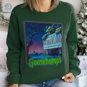 Welcome To Horrorland Png, Goosebumps Movie Png, Halloween Png, Halloween Spooky Season Shirt, Instant Download