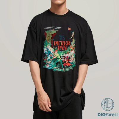 Disney Peter Pan Vintage Shirt – Captain Hook Neverland Tee, Retro Walt Disney World Shirt, Disneyland Family Trip Outfit