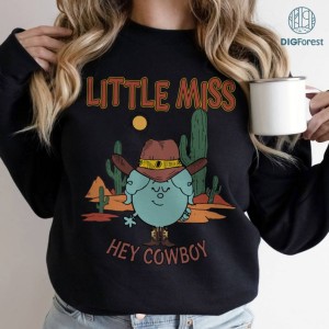 Personalized Little Miss Png, Little Miss Custom Shirt, Little Miss Cowboy Png, Cowboy T-Shirt, Country Music, Nashville Shirt, Digital Download