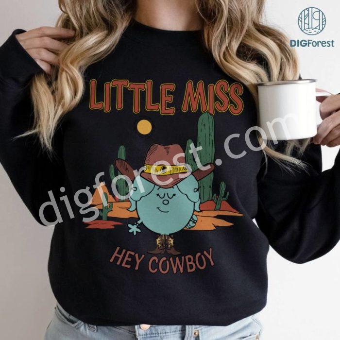 Personalized Little Miss Png, Little Miss Custom Shirt, Little Miss Cowboy Png, Cowboy T-Shirt, Country Music, Nashville Shirt, Digital Download