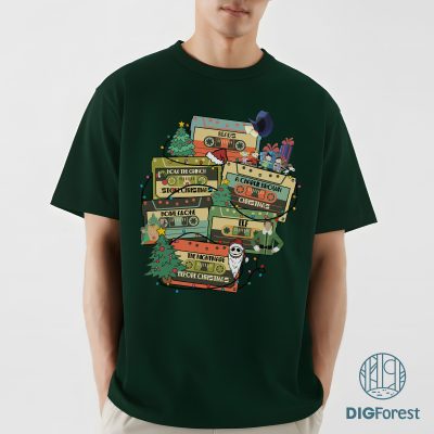 Vintage Christmas Movie Cassette Tape Shirt - Retro Christmas Movies, Cassette Tapes Clipart, Holiday Gift Vintage Christmas Movie Cassette Tape Shirt - Retro Christmas Movies, Cassette Tapes Clipart, Holiday Gift