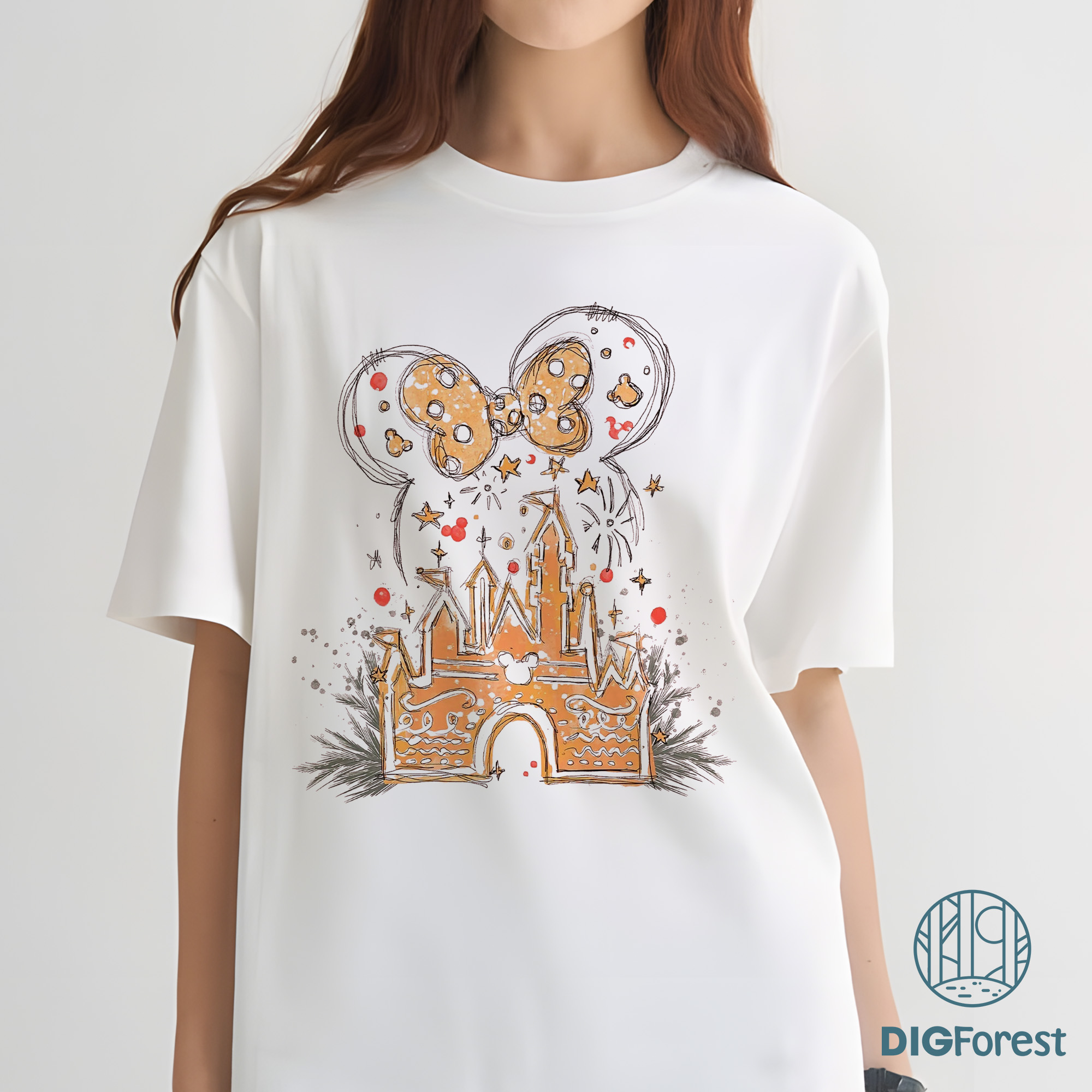 Disney Christmas Gingerbread Castle Shirt - Christmas Castle Sweatshirt, Mickey Ears Christmas Shirt, Magic Kingdom Disney Christmas Gingerbread Castle Shirt - Christmas Castle Sweatshirt, Mickey Ears Christmas Shirt, Magic Kingdom