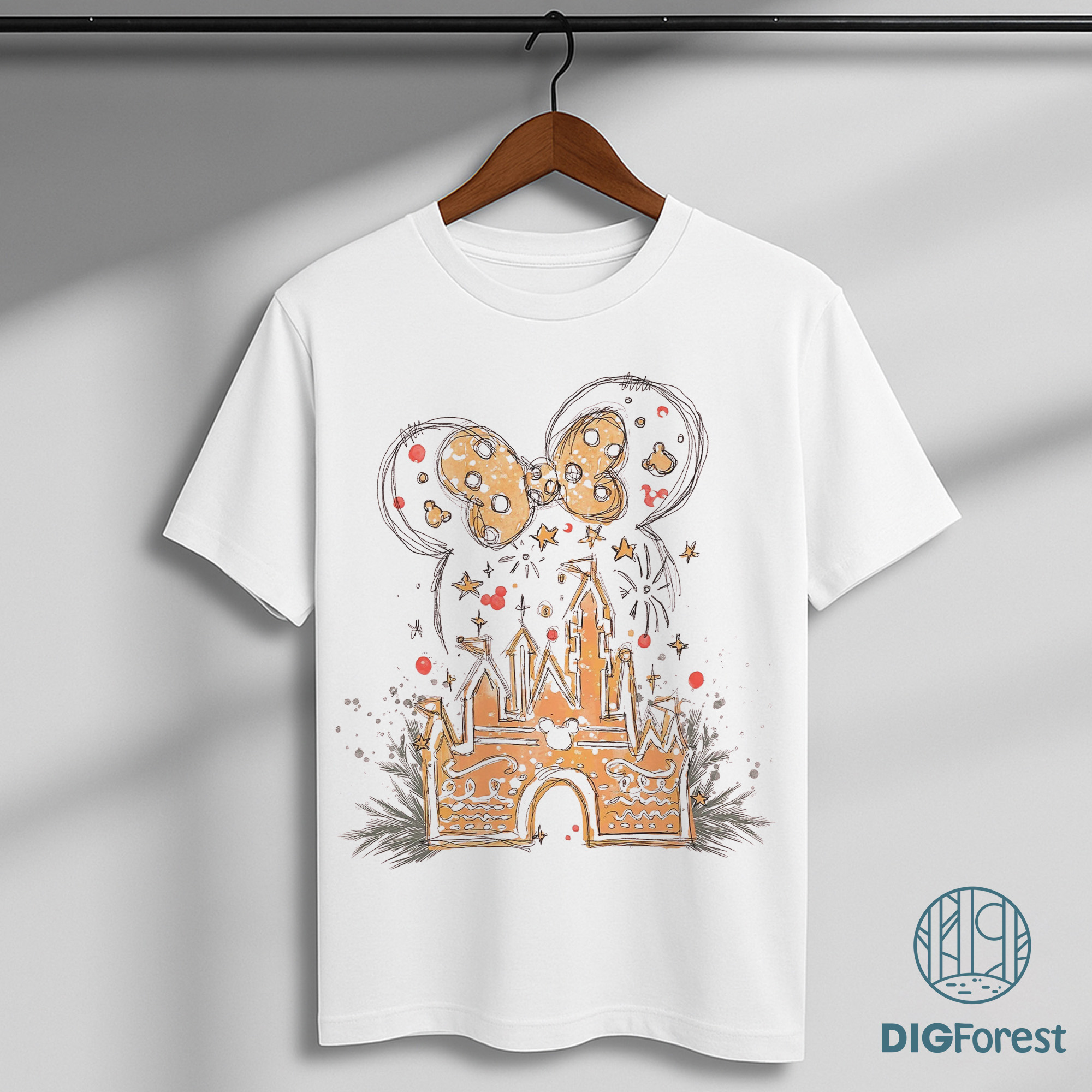 Disney Christmas Gingerbread Castle Shirt - Christmas Castle Sweatshirt, Mickey Ears Christmas Shirt, Magic Kingdom Disney Christmas Gingerbread Castle Shirt - Christmas Castle Sweatshirt, Mickey Ears Christmas Shirt, Magic Kingdom