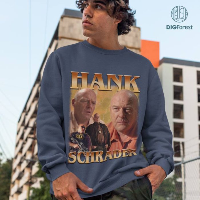 Hank Schrader Breaking Bad Vintage 90s PNG File, Instant Download, Sublimation Designs, Breaking Bad Homage Vintage , Breaking Bad Movie