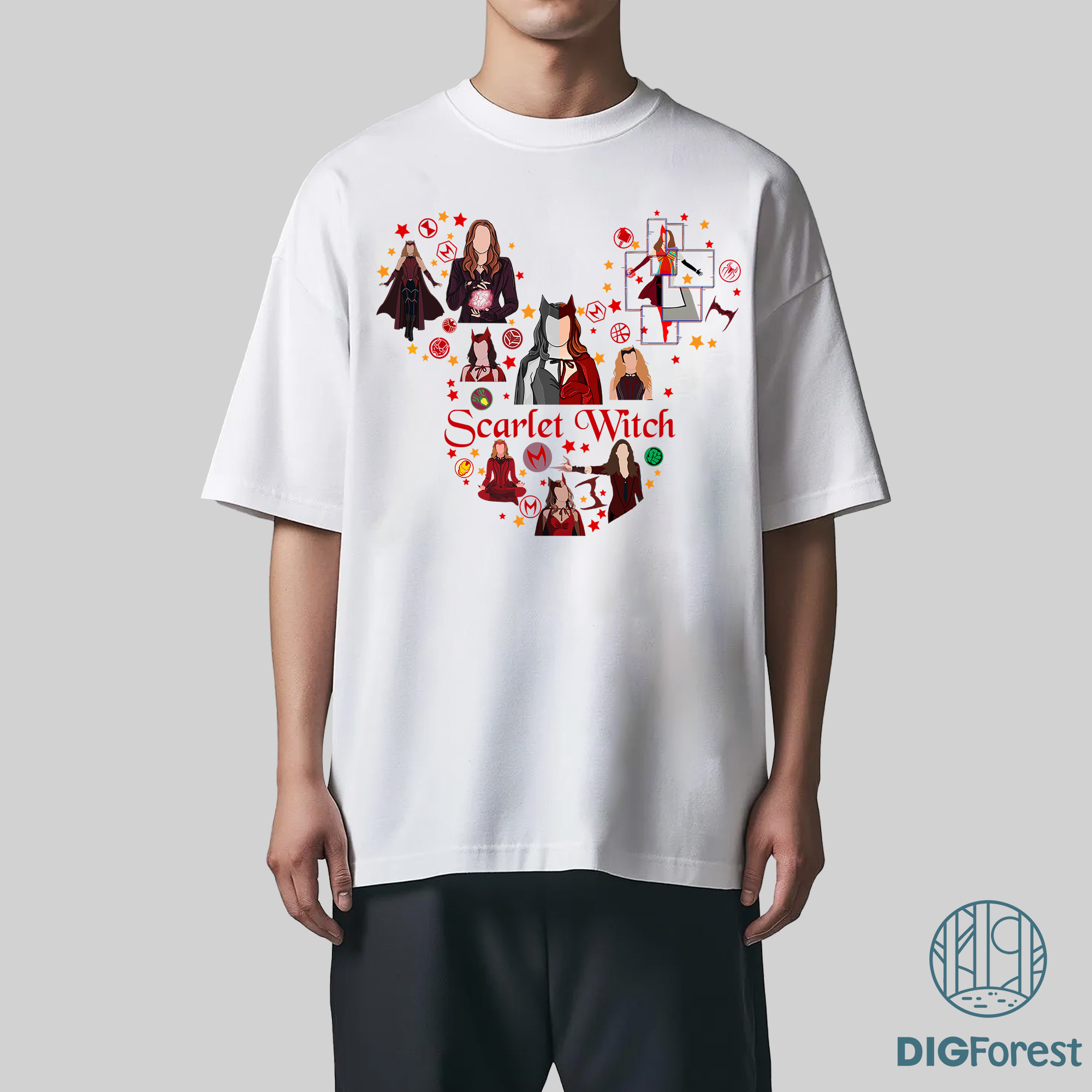 Scarlet Witch Mickey Ears Shirt | Wanda Maximoff T-Shirt | WandaVision PNG Digital Download Scarlet Witch Mickey Ears Shirt | Wanda Maximoff T-Shirt | WandaVision PNG Digital Download