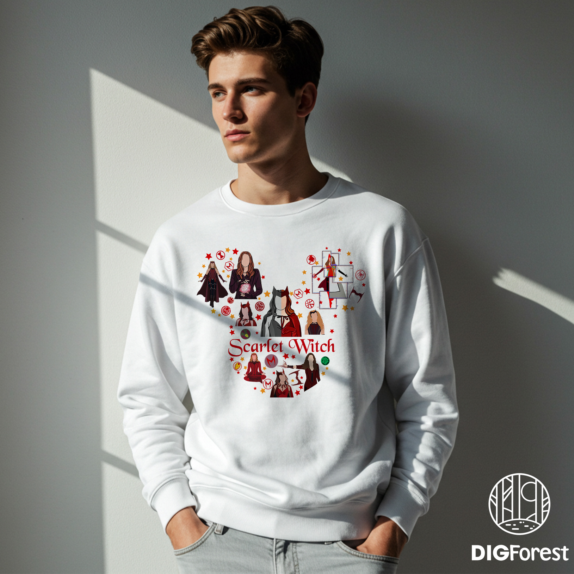 Scarlet Witch Mickey Ears Shirt | Wanda Maximoff T-Shirt | WandaVision PNG Digital Download Scarlet Witch Mickey Ears Shirt | Wanda Maximoff T-Shirt | WandaVision PNG Digital Download