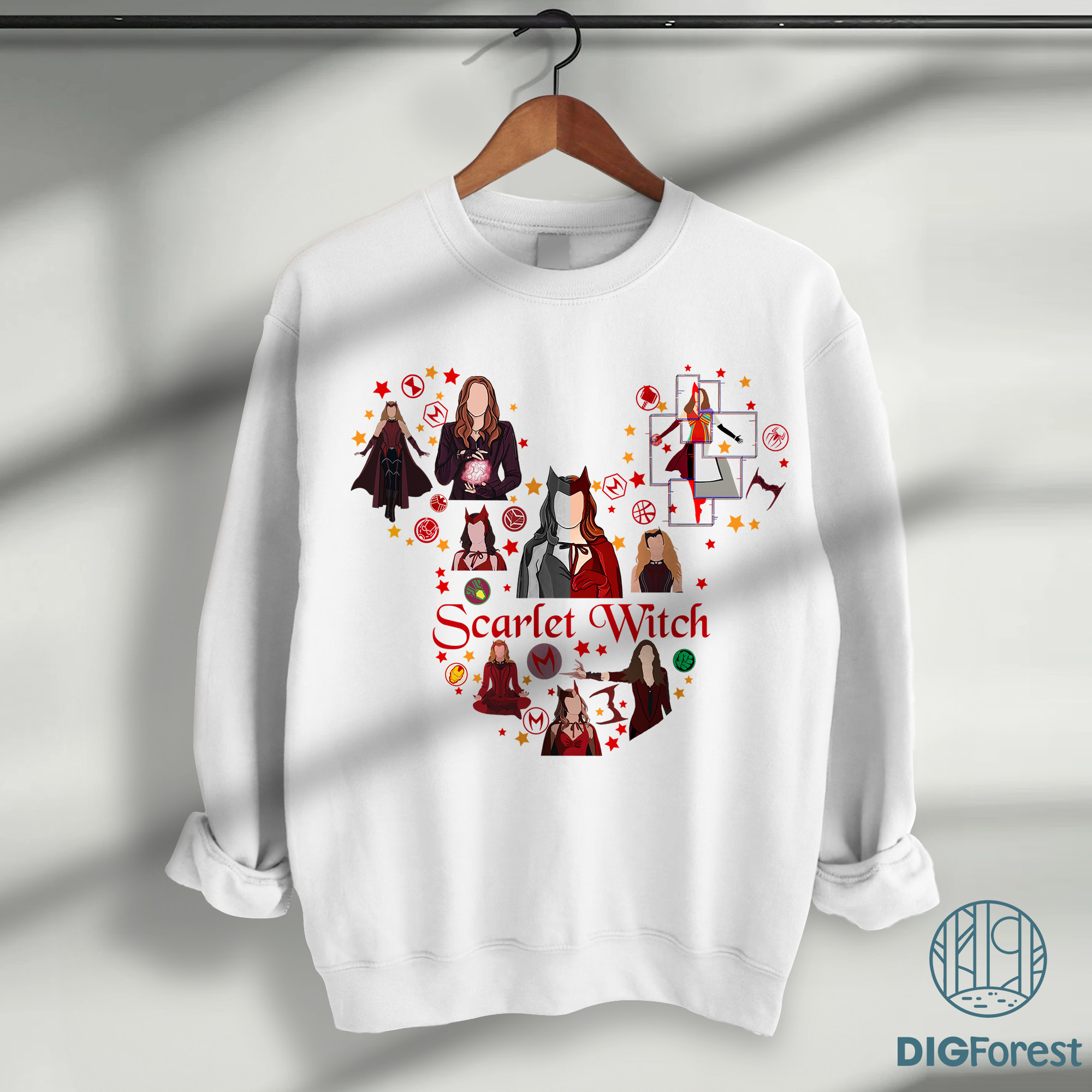 Scarlet Witch Mickey Ears Shirt | Wanda Maximoff T-Shirt | WandaVision PNG Digital Download Scarlet Witch Mickey Ears Shirt | Wanda Maximoff T-Shirt | WandaVision PNG Digital Download