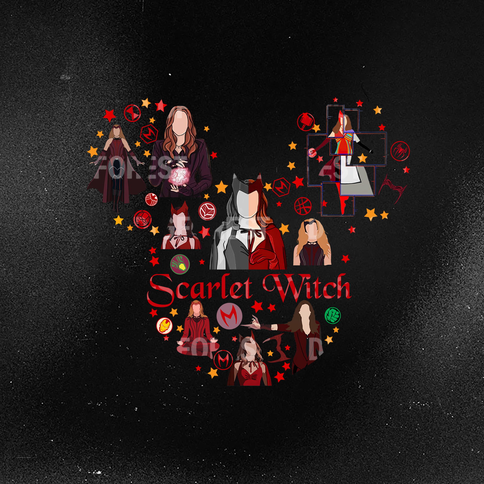 Scarlet Witch Mickey Ears Shirt | Wanda Maximoff T-Shirt | WandaVision PNG Digital Download Scarlet Witch Mickey Ears Shirt | Wanda Maximoff T-Shirt | WandaVision PNG Digital Download