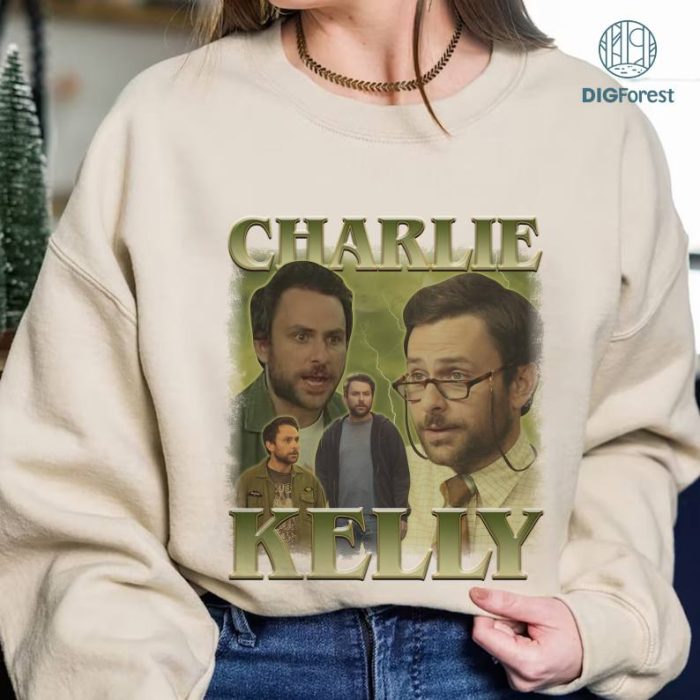 Charlie Kelly Vintage 90s PNG File, Instant Download, Sublimation Designs, It's Always Sunny In Philadelphia Homage Vintage