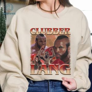 Clubber Lang Vintage 90s PNG File, Instant Download, Sublimation Designs, Rocky Balboa Homage Vintage Shirt, Rocky Balboa Movie