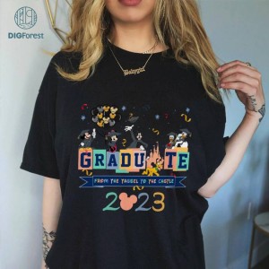 Disney Mickey and Friends Graduation 2023 Png, Disneyland Teacher Png, Happiest Grad On Earth, Disneyland Grad Png, Senior Class of 2023 Gifts