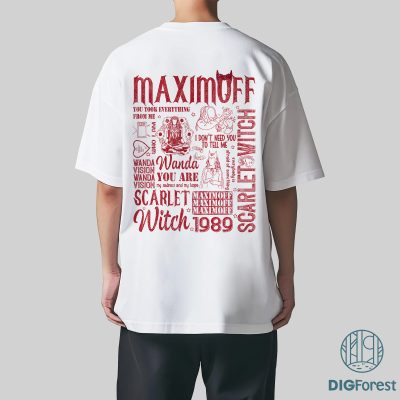 Wanda Maximoff 1989 Shirt | Scarlet Witch WandaVision Tee | Multiverse of Madness Shirt | Doctor Strange