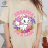 Disney The Aristocats Marie Cat Because I'm A Lady PNG File | Marie Cat Floral | Cat Lover | Magic Kingdom Shirt | Epcot Flower Garden