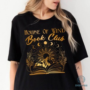 House Of Wind Book Club Png File, Acotar Png, Velaris Shirt, The Night Court Symbol, Bookworm Gift, Book Club Gift, Instant Download