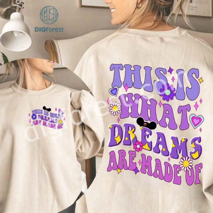 Lizzie Mcguire Vintage Png File | Lizzie Mcguire Graphic Tee Shirt | Disneyland Shirt | What Dreams Are Made Of Tee | Aesthetic Disney