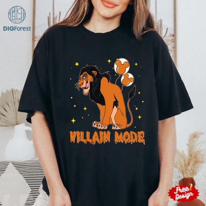 Scar Villain Mode Disney The Lion King Png | Scar Shirt | Remember Who You Are | Villains Halloween Png | Magic Kingdom | Family Vacation Shirt