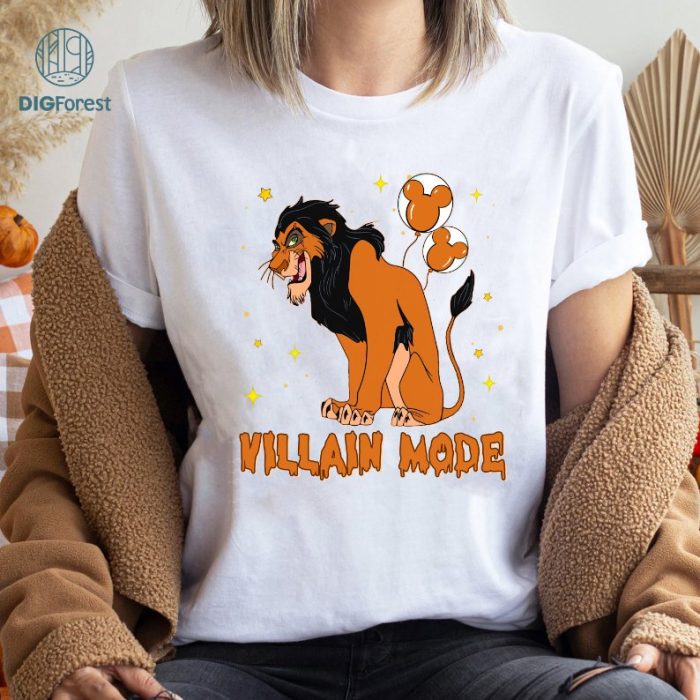 Scar Villain Mode Disney The Lion King Png | Scar Shirt | Remember Who You Are | Villains Halloween Png | Magic Kingdom | Family Vacation Shirt