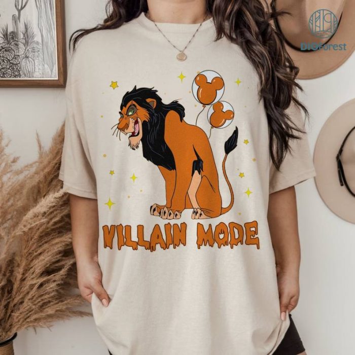 Scar Villain Mode Disney The Lion King Png | Scar Shirt | Remember Who You Are | Villains Halloween Png | Magic Kingdom | Family Vacation Shirt