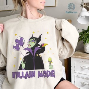 Disney Maleficent Villain Mode PNG File | Sleeping Beauty | Mistress Of Evil | Vacay Mode | Magic Kingdom Shirt | Family Vacation Instant Download