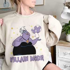 Disney Ursula Villain Mode PNG File | The Little Mermaid Ursula Shirt | Ariel | Villains Vacay Mode | Family Vacation | Instant Download