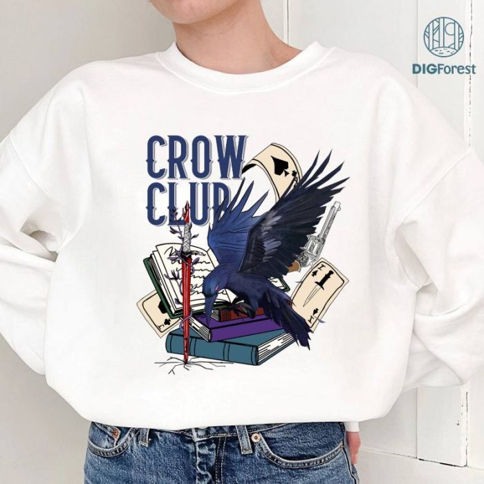 Ketterdam Crow Club Digital Download, Six of Crows PNG, Ketterdam Crow Club PNG, No Mourners No Funerals Educational Shirt