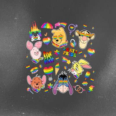 Disney Winnie the Pooh LGBT Pride Shirt – Pride Nite Rainbow Tee, Pooh Bear Gay Lesbian Pride Month Shirt, LGBTQ Celebration Shirt