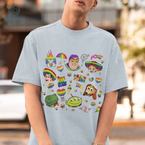 Disney Toy Story Lgbt Pride Sublimation Design, Pride Nite PNG, Buzz Lightyear and Woody, Lgbt Pride Instant Download, Lgbt Rainbow, Pride Month