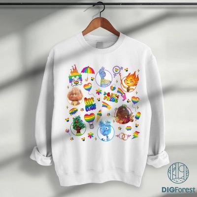 Disney Elemental LGBT Pride Shirt – Ember and Wade Fireboy Watergirl Tee, Pride Nite Love Is Love Shirt, Gay Lesbian Pride Month Outfit