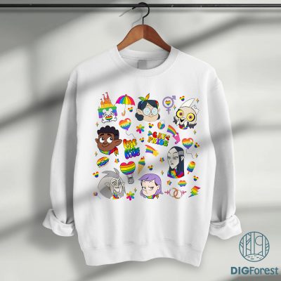Disney The Owl House LGBT Pride Shirt – Hexside School Magic Tee, Hunter Character Gay Pride Nite Shirt, Love Is Love LGBTQ Outfit