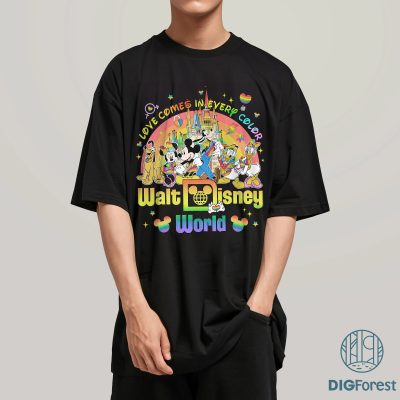 Disney Mickey and Friends LGBT Pride Shirt – Mickey & Minnie Lesbian Tee, Pride Month Celebration Shirt, Pride Nite LGBTQ Outfit