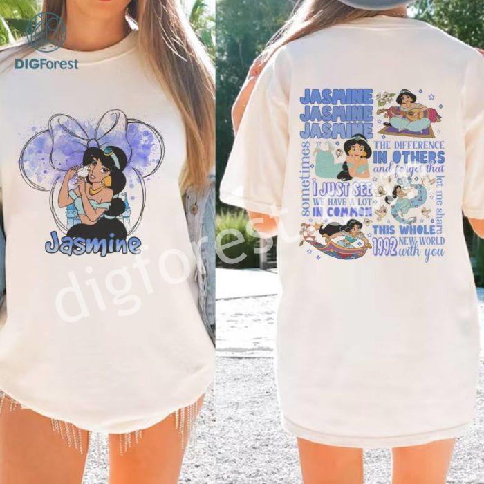 Disney Jasmine Princess Png, Princess Jasmine Instant Download, Aladdin Movie, Jasmine Birthday, Girl Trip 2023 Shirt, Princess Jasmine And Tiger