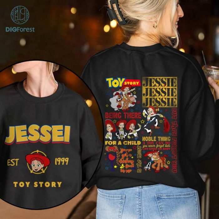 Disney Toy Story Jessie Sublimation Designs, Toy Story Jessie And Bullseye PNG, Toy Story Birthday Cricut, Magic Kingdom, Instant Download