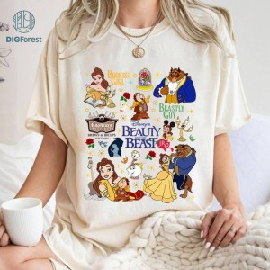 Disney Beauty And The Beast Sublimation Design | Tale As Old As Time | Beauty And The Beast Png | Belle Png | Belle Princess | Digital Download