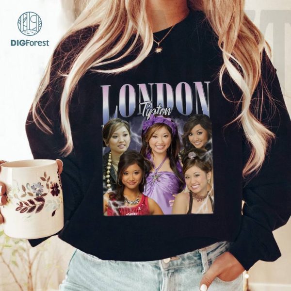 London Tipton Png | The Suite Life Of Zack & Cody Png | London Tipton Vintage T-Shirt | Zack And Cody Shirt | Sublimation Designs Png