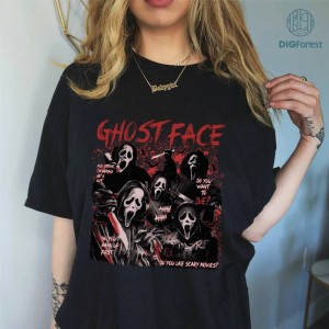 Scream Halloween PNG, Horror Movies Shirt, Scream Ghost Shirt, Scream Movie Shirt, Woodsboro, Horror Halloween PNG, Instant Digital Download