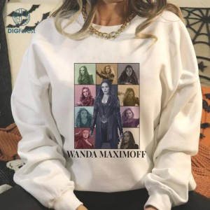 Wanda Maximoff Scralet Witch PNG | Wanda Maximoff Eras PNG | Wanda Vision Shirt | Avengers Shirt | Superhero Shirts | Digital Download