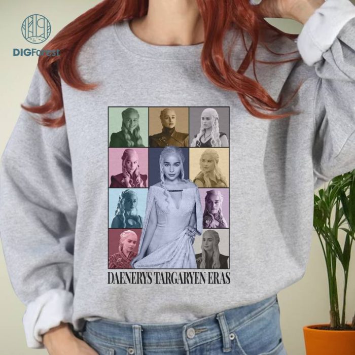 Daenerys Targaryen PNG, Game Of Thrones Sublimation Designs, GOT House Targaryen, Instant Download, Birthday Gifts for Her