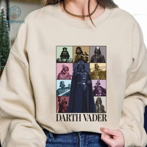 Darth Vader PNG, Star Wars Sublimation Designs, Lord Vader T-Shirt, Darth Vader Portrait, Birthday Gifts for Her
